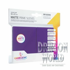Standard Sleeves - Purple Matte - 100CT - Gamegenic